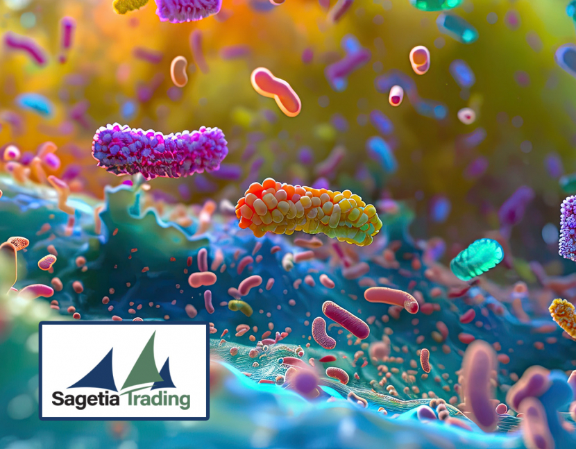 Front view portrait of man worker with protective mask and suit disinfecting industrial factory with spray gun.